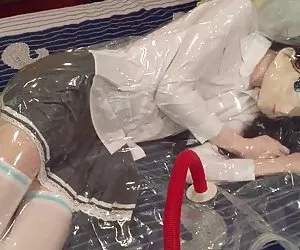 Кигуруми el control de la respiración. porno caliente con