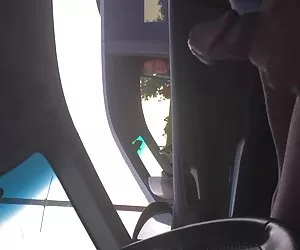 El coche flash chicas totalmente desnudas